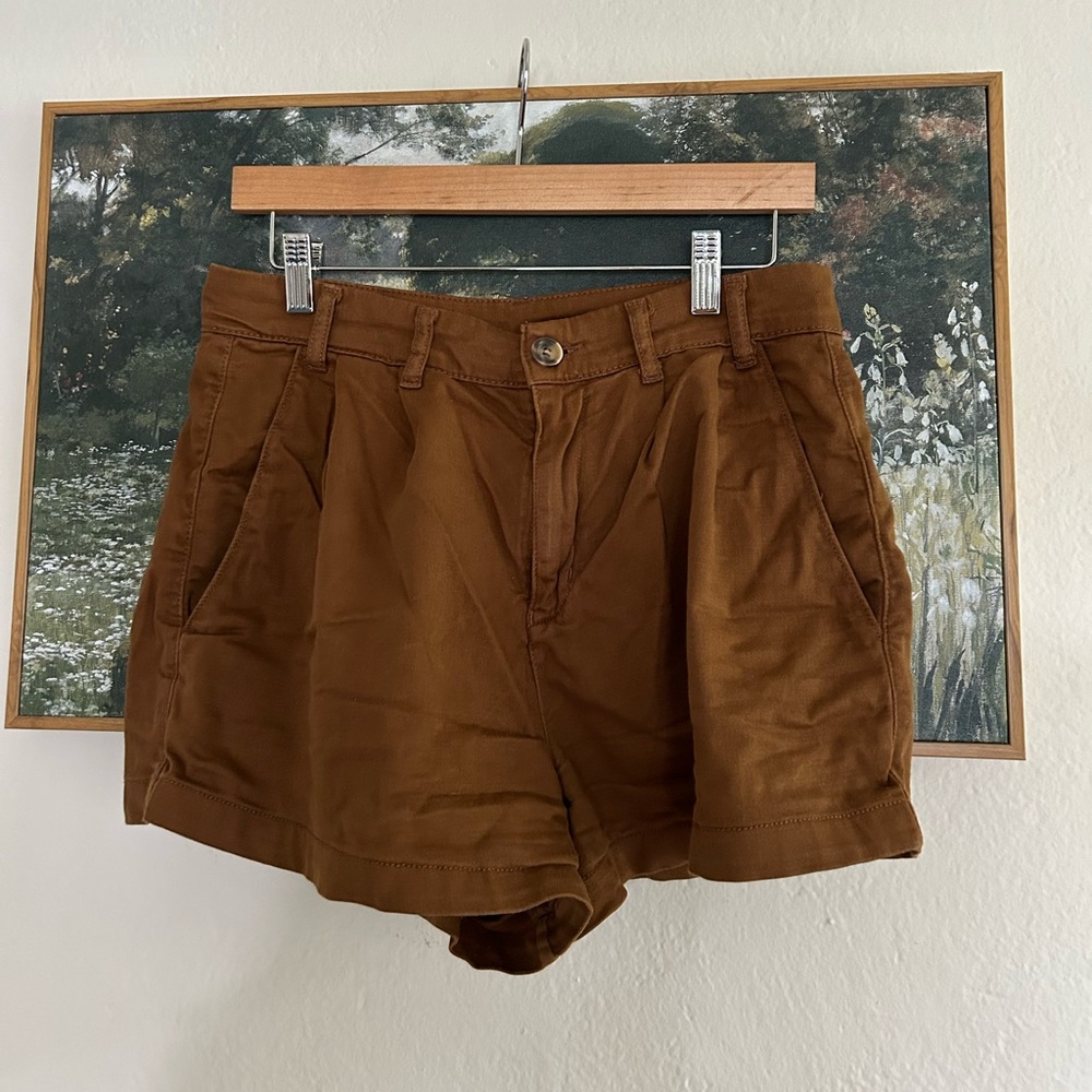 Free People linen shorts